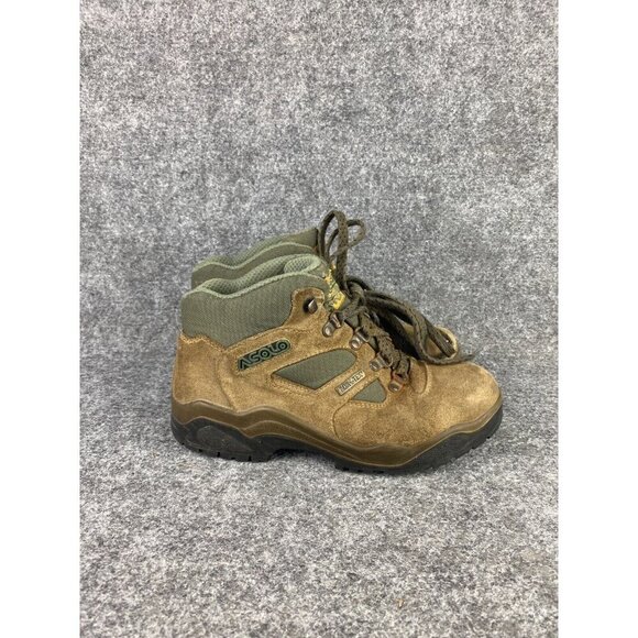 Asolo Hiking Boot Women's 6.5 Brown Leather Gore Tex Miid Ankle Lace Up - Picture 4 of 8